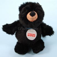 Fisher Price BEAR BUDDIES Jonathan Black Bear PLUSH NEW